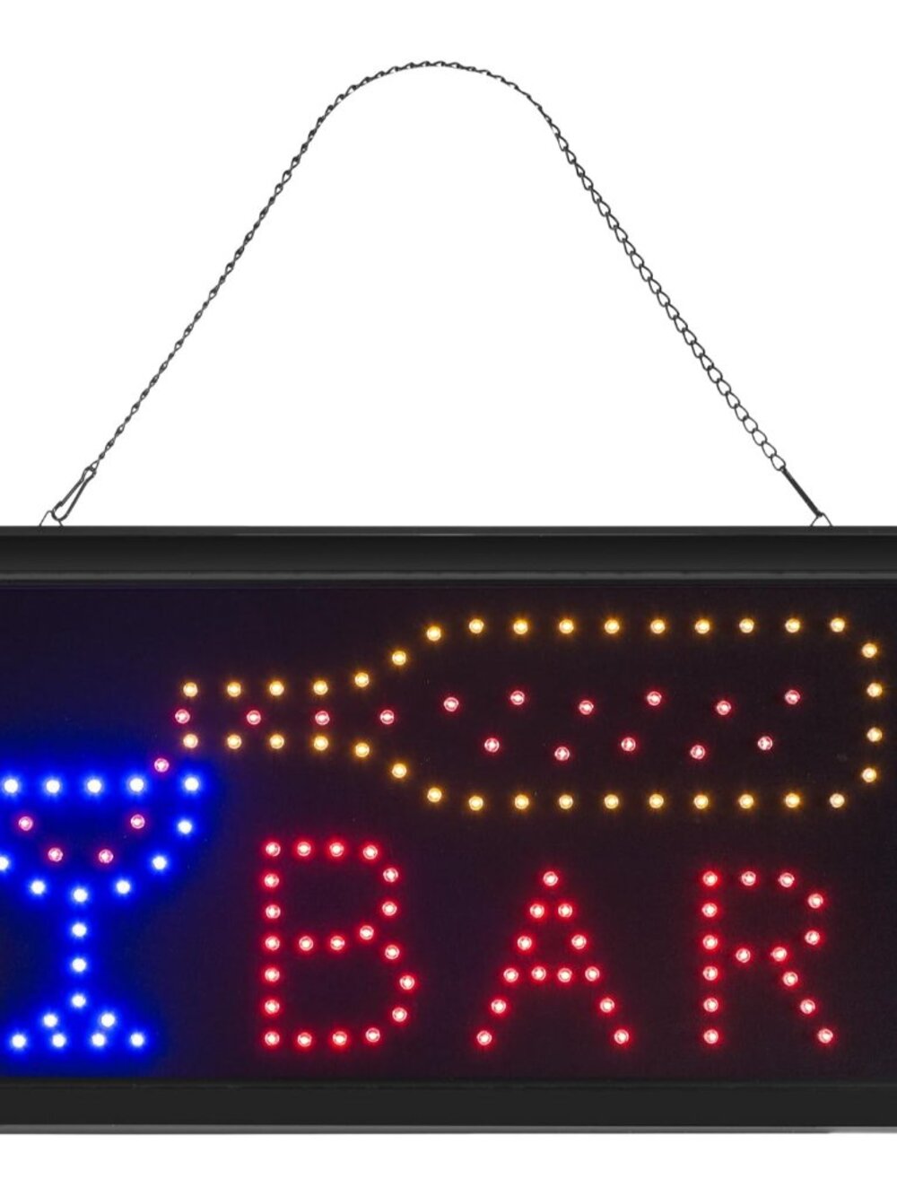 LED “Bar” Neon Sign, Multicolor, 19” x 10”